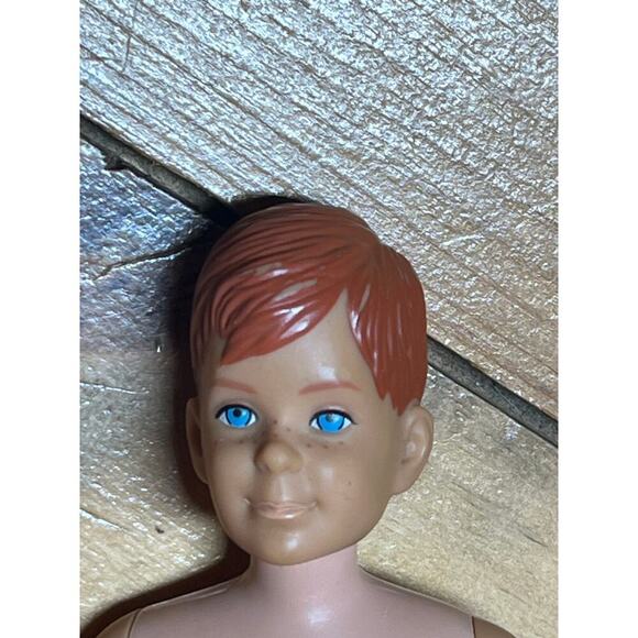 Vintage 1963 Ricky Straight Leg Doll Only Mattel Skipper's Friend Barbie Boy - Picture 8 of 9